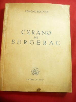 Edmond Rostand -Cyrano de Bergerac- Ed.Ulysse-1947 ,ilustratii St.Constantinescu foto