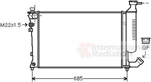 Radiator, racire motor PEUGEOT 306 (7B, N3, N5) (1993 - 2003) VAN WEZEL 09002155 Radiator, racire motor PEUGEOT 306 (7B, N3, N5) (1993 - 2003) VAN WEZEL 09002155