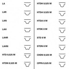 Curea distributie LANCIA Y (840A) (1995 - 2003) CONTITECH CT973 foto