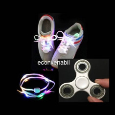 Set Sireturi Luminoase cu LED si Spinner Antistres foto