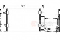 Condensator / Radiator aer conditionat VW PASSAT (3B2) (1996 - 2001) VAN WEZEL 03005140 foto