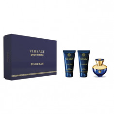 Versace Dylan Blue Femme Eau De Perfume Spray 50ml Set 3 Pieces 2018 foto