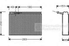 Vaporizator / Evaporator aer conditionat PEUGEOT 206 SW (2E/K) (2002 - 2016) VAN WEZEL 4000V062 foto