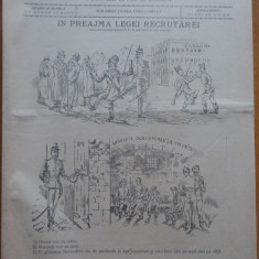 Ziarul Mos Teaca , jurnal tivil si cazon , nr. 138 , an 3 , 1897