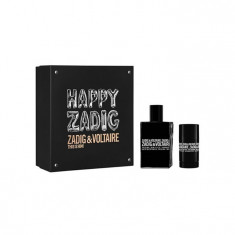 Zadig And Voltaire Happy Zadig This Is Him! Eau De Toilette Spray 100ml Set 2 Pieces 2018 foto