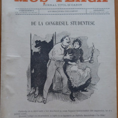 Ziarul Mos Teaca , jurnal tivil si cazon , nr. 131 , an 3 , 1897