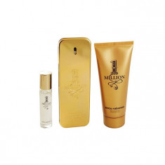 Paco Rabanne One Million Eau De Toilette Spray 100ml Set 3 Pieces 2018 foto