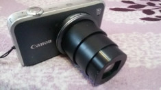 APARAT FOTO CANON POWER SHOT SX220 HS 12,1 MEGAPIXELI CU DISPLAY DEFECT foto