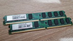 4GB DDR2 Desktop,2x2GB,Brand Transcend Slim,800Mhz,PC2-6400 foto