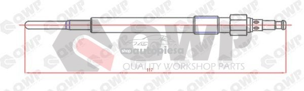 Bujie incandescenta SKODA OCTAVIA II Combi (1Z5) (2004 - 2013) QWP WGP118 Bujie incandescenta SKODA OCTAVIA II Combi (1Z5) (2004 - 2013) QWP WGP118
