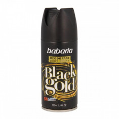 Babaria Black Gold Deodorant Spray 150ml+50ml Free foto