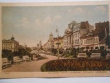 Carte postala Arad, B-dul Regele Ferdinand, necirculata, interbelica