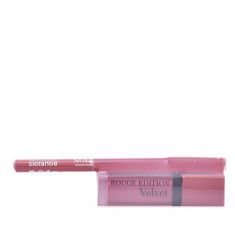 Bourjois Rouge Edition Velvet Lipstick 07 Nude Ist Set 2 Pieces foto