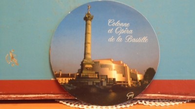FRANTA - PARIS - OPERA DE LA BASTILLE ( 1989 ) SI COLOANA JUILLET ( 1840 ) - foto