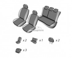 Set huse scaune DACIA LOGAN II 2013 - prezent (bancheta fractionata) UMBRELLA 45950 foto