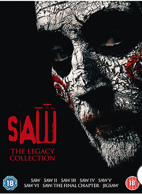 Filme Horror SAW Puzzle Mortal Legacy 1-8 DVD BoxSet Complete Collection foto
