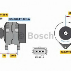 Generator / Alternator FORD FOCUS II Limuzina (DA) (2005 - 2016) BOSCH 0 986 049 071