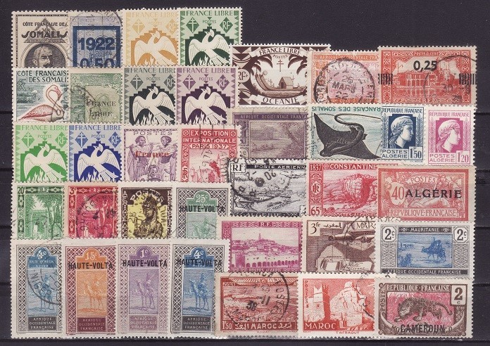 205 - lot Colonii Franceze
