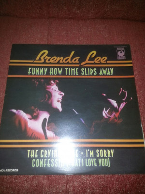 Brenda Lee &amp;ndash;Funny How Time Slips Away-SS 1975 UK vinil vinyl foto