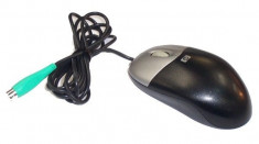 Mouse Optic Hp, Model M-SBF96, PS2, Black&amp;amp;Silver foto