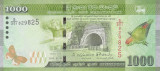 Bancnota Sri Lanka 1.000 Rupii 2015 - P127 UNC