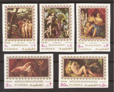 FUJEIRA PICTURA NUD ( serie nedantelata) MNH foto