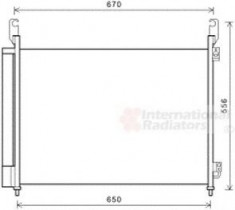 Condensator / Radiator aer conditionat RENAULT KOLEOS (HY) (2008 - 2016) VAN WEZEL 43005466 foto