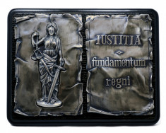 Placheta Justitia foto