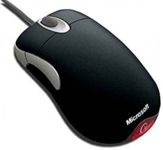 Mouse Optic Microsoft, Model X800472, USB, Black&amp;amp;Silver foto