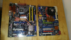 LOT PLACI DE BAZA AM3 SI LGA775 ASROCK M3A780 ASUS P5N-T CU DEFECT foto