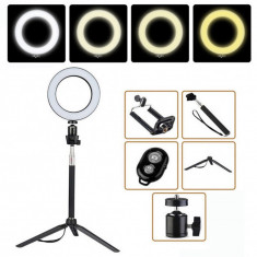 LED Ring LiDimmable LED camera foto