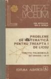 I. Mitrache - Probl. de matem pentru liceu. Fct. polinomială de gradul I și II