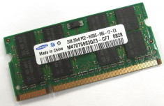 Memorie de laptop Sodimm SAMSUNG 2Gb DDR2 800Mhz PC2-6400S foto