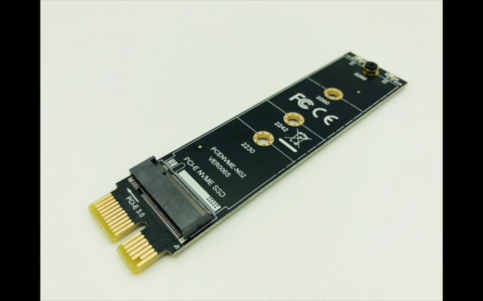 Adaptor SSD M.2 NVMe la PCI Express x1