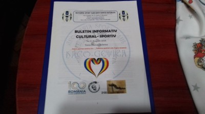 Brosura ASC daco-getica Bucuresti foto