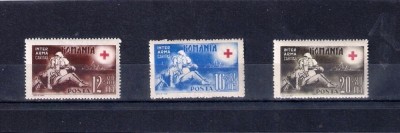 ROMANIA 1943 - CRUCEA ROSIE, MNH - LP 151 foto