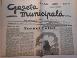 Gazeta municipala, 12 mai 1935, 6 pagini, stare foarte buna