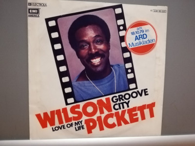 WILSON PICKETT - GROOVE CITY(1977/EMI/RFG) - disc VINIL Single &amp;quot;7/Impecabil foto