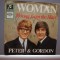 PETER &amp; GORDON - WOMAN/WRONG...(1973/EMI/RFG) - disc VINIL Single &quot;7/VG+