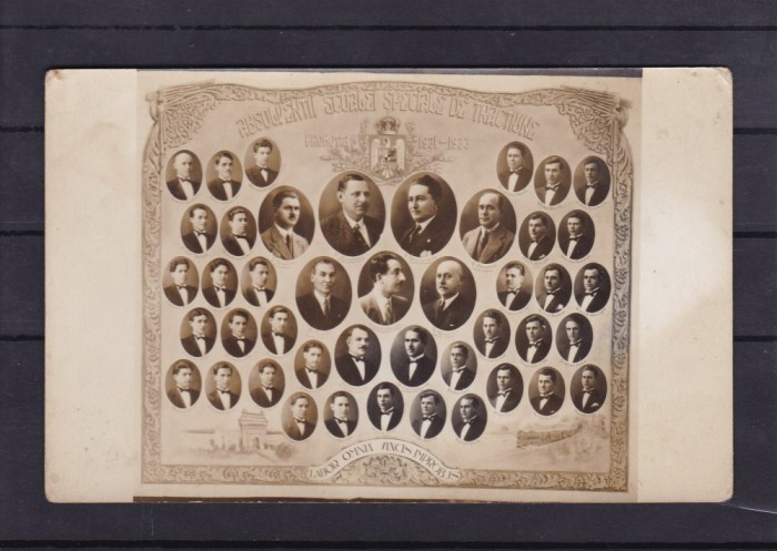 PROMOTIA 1931/33 ABSOLVENTII SCOALEI SPECIALE DE TRACTIUNE C.F.R.