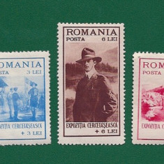 ROMANIA 1931 - EXPOZITIE CERCETASEASCA- MNH - LP 93