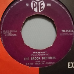 THE BROOK BROTHERS - WARPAINT(1973/PYE/RFG) - disc VINIL Single "7/VG+