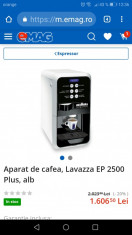 Aparat cafea profesional Lavazza blue cu capsule foto