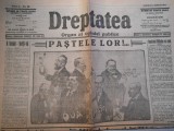 Ziarul Dreptatea, an 2, nr.89, dum. 6 apr.1914, 4 pag., stare perfecta