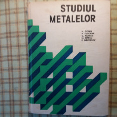 studiul metalelor colan si altii