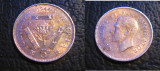Africa de Sud : 3 pence 1944 . moneda din argint,rara