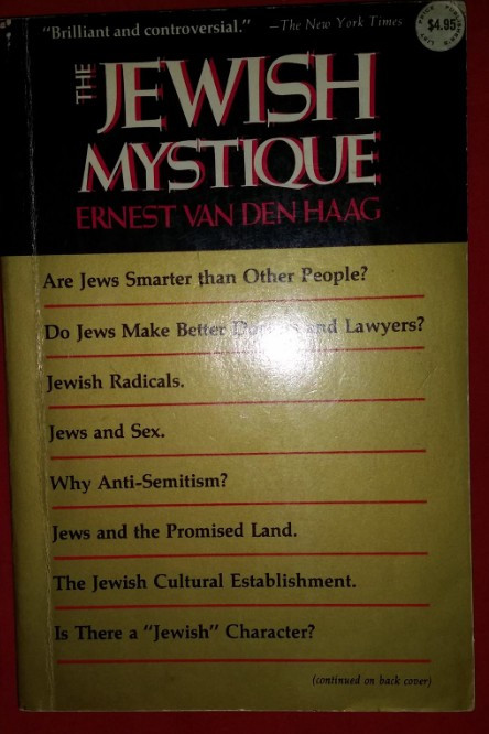 The Jewish mystique / Ernest Van den Haag