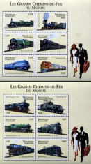 R.Gabon -Locomotive-2 coli Mici-**-Gab 004 foto