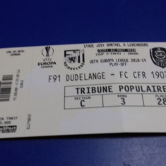 Bilet Dudelange - CFR Cluj