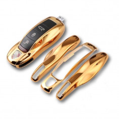 Carcasa Cheie Porsche Set 3 Buc Gold foto